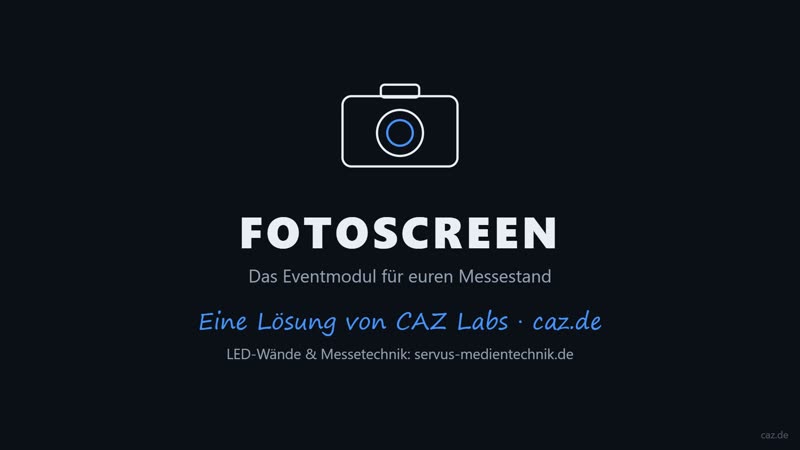 Fotoscreen – digitales Eventmodul auf der LED-Wand