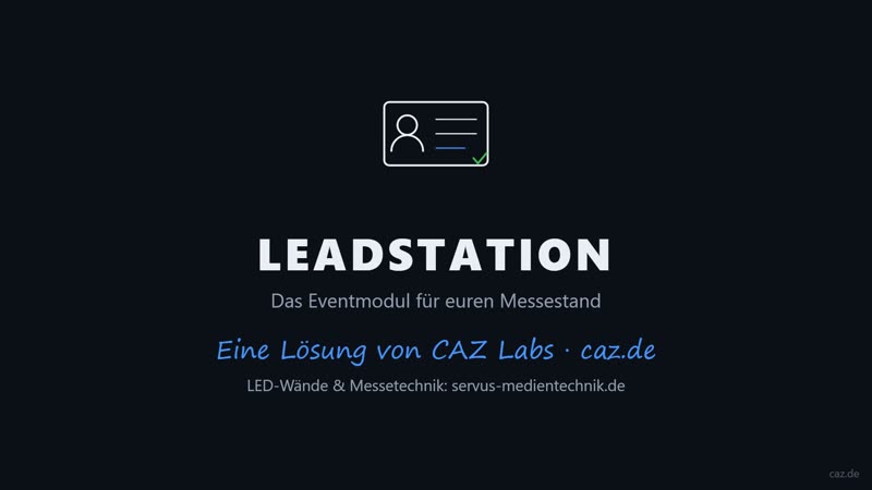 Leadstation – digitales Eventmodul auf der LED-Wand