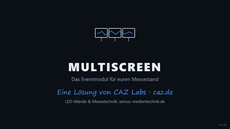 Multiscreen – digitales Eventmodul auf der LED-Wand