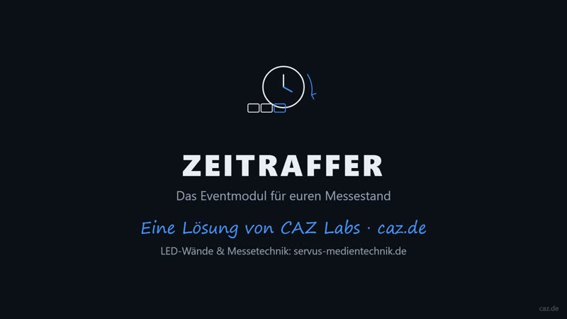 Zeitraffer – digitales Eventmodul auf der LED-Wand