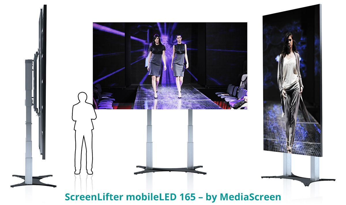Mobiler LED-Wand-Lift mobileLED